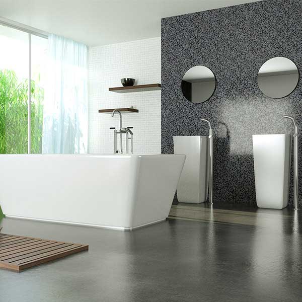 Bathroom | concrete polishing and sealing in orange county