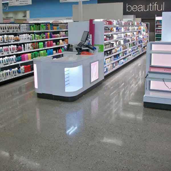 concrete polishing in commercial areas of Orange County